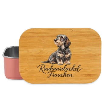 Lunchbox mit Rauhaardackel für Frauchen