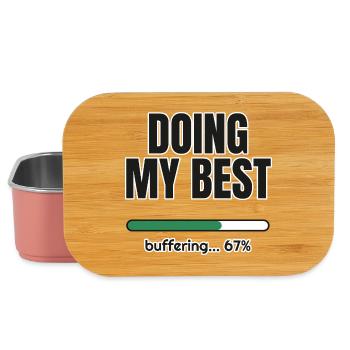 Doing My Best – Ladebalken 67 Prozent - Lunch Box - Hellrosa - Vorne