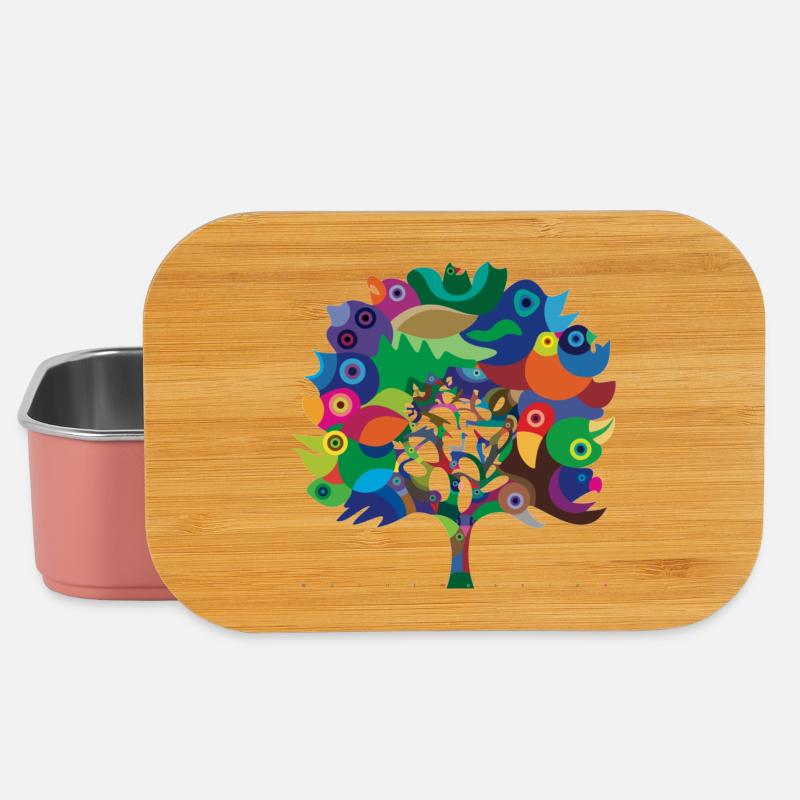Overbirded Tree - Lunch Box - Hellrosa