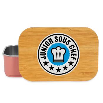 Junior Sous Chef | Küchenchef | Chef Cook - Lunch Box - light pink - Front