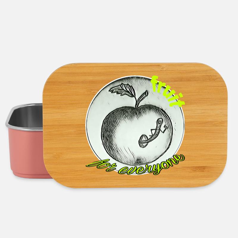 Obst - Lunch Box - Hellrosa