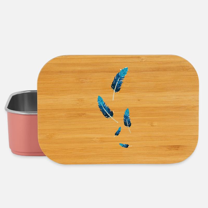 Federn - Lunch Box - Hellrosa