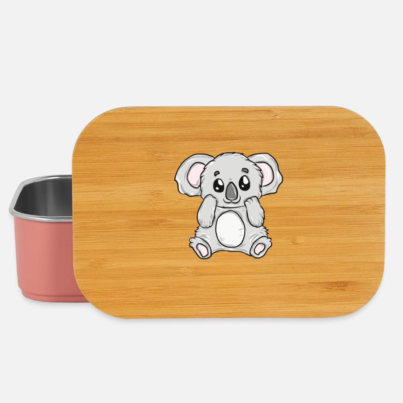 Kleiner Koala Kuschelfigur - Lunch Box - Hellrosa