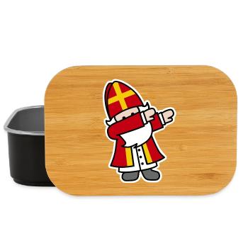 Sinterklaas Saint / Nicholas Dab Dabbing - Boîte à goûter - noir - Devant