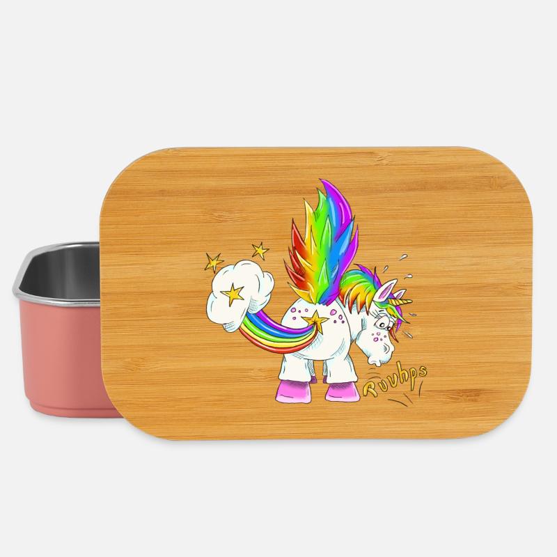 Upsi ein Pupsi Einhorn - Lunch Box - Hellrosa