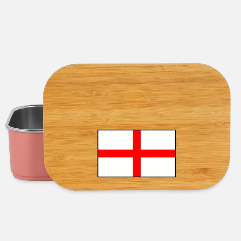 England-Flagge - Lunch Box - Hellrosa