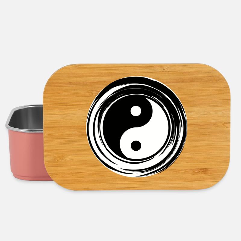 Yin-Yang White - Lunch Box - Hellrosa