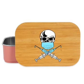 skull vaccine - Lunch Box - light pink - Front