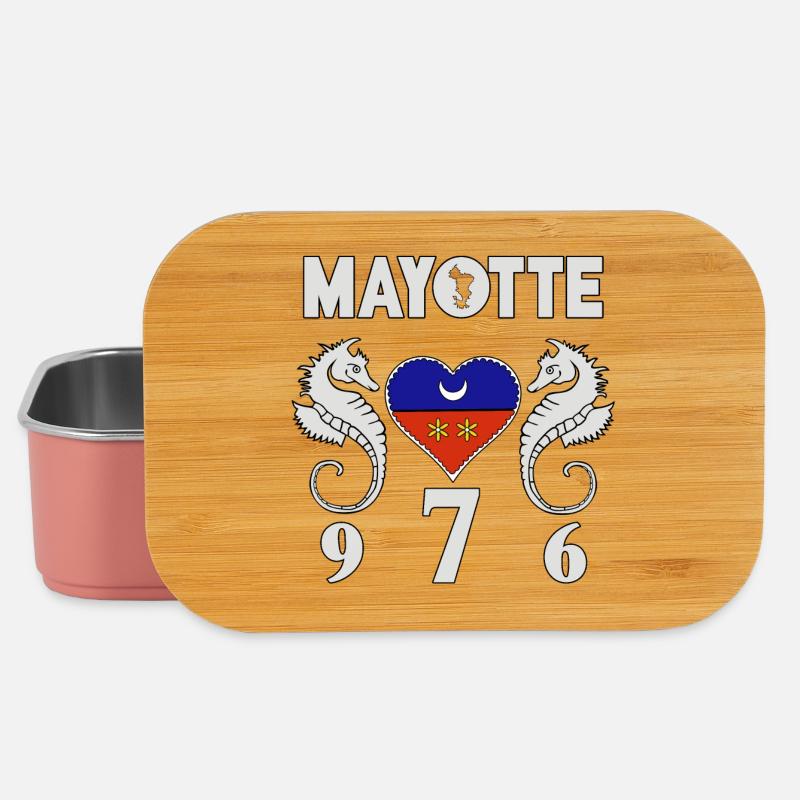T SHIRT MAYOTTE - Boîte à goûter - rose clair