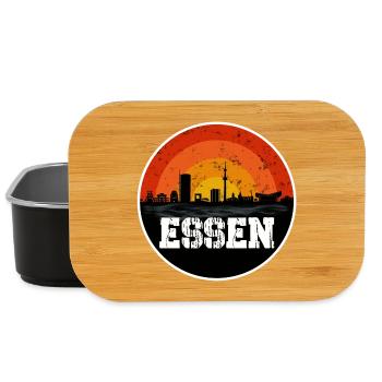 Essen Skyline - Lunch Box - Schwarz - Vorne