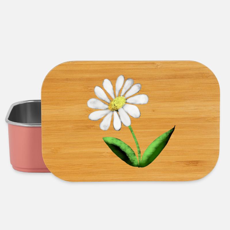 Fière Marguerite - Boîte à goûter - rose clair