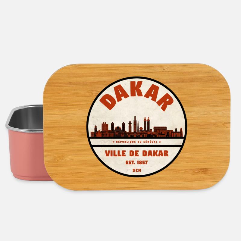Dakar Sénégal - Boîte à goûter - rose clair