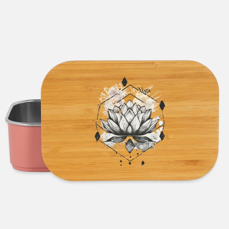Yoga - Boîte à goûter - rose clair