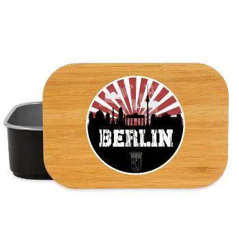 Berlin Skyline Home Game - Lunch Box - black - Front
