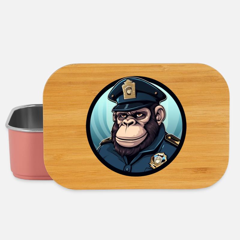Polizei Gorilla - Lunch Box - Hellrosa