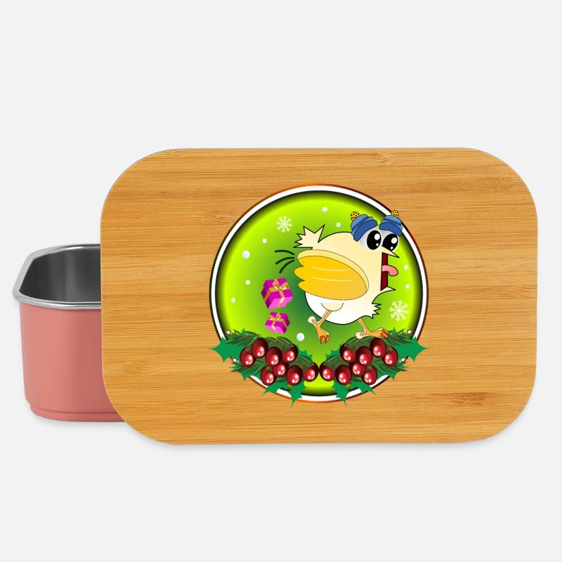 WEIHNACHTEN HÜHNER - Lunch Box - Hellrosa