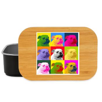 Bulldogge - Lunch Box - Schwarz - Vorne