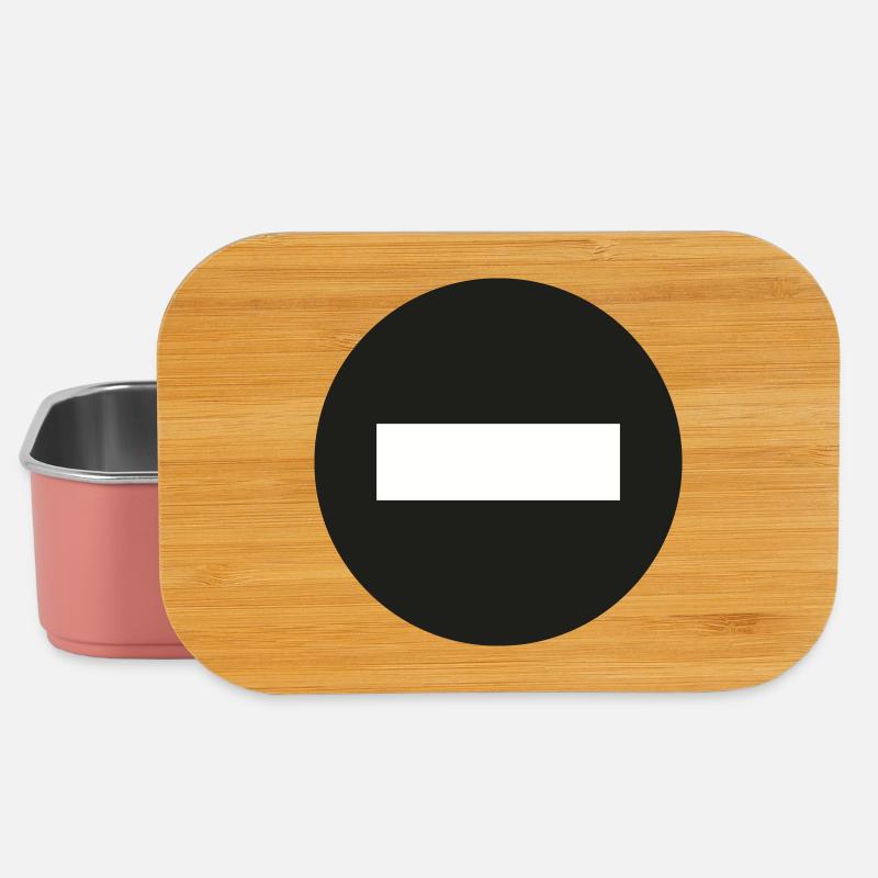 Minus Symbol - Lunch Box - Hellrosa