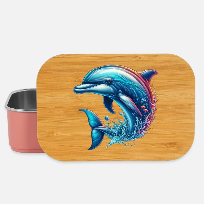 Delfin - Lunch Box - Hellrosa