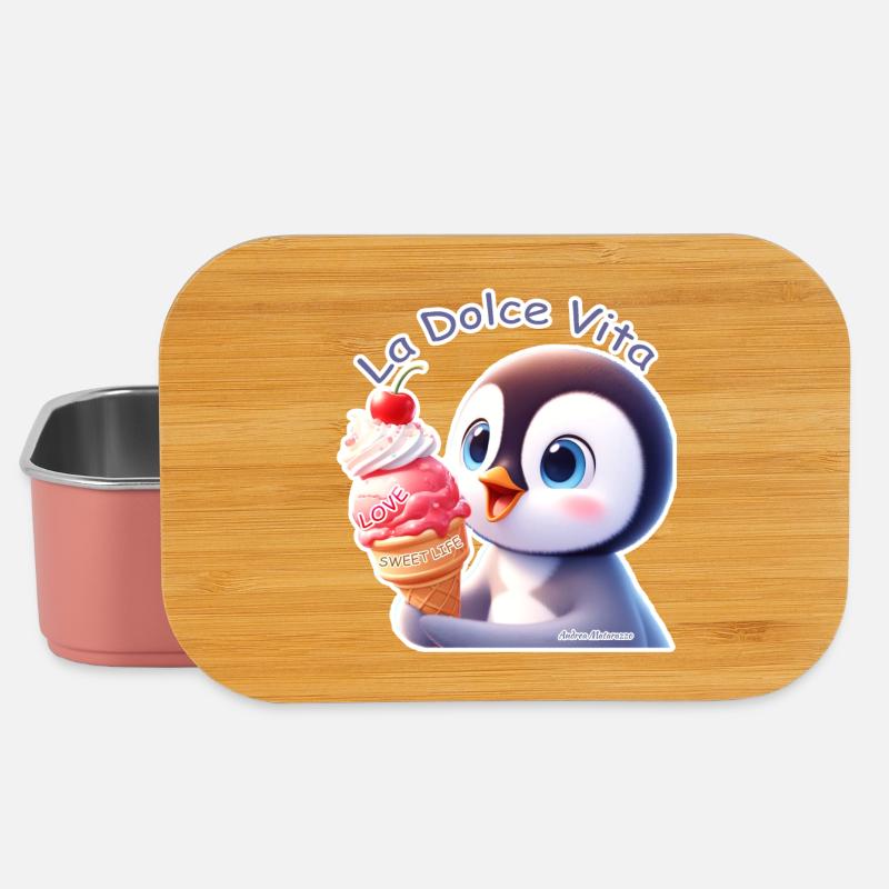 Pingouin - La Dolce Vita - Boîte à goûter - rose clair