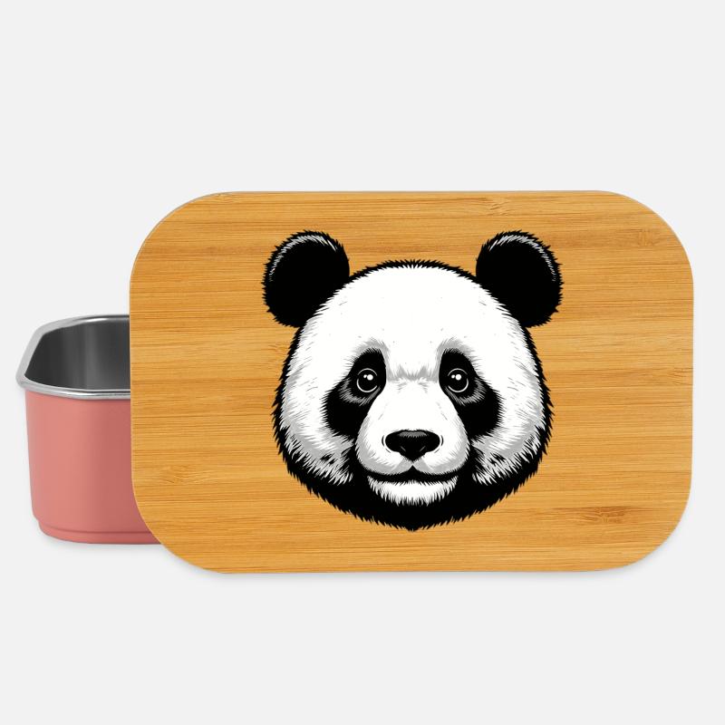 Panda - Lunch Box - Hellrosa