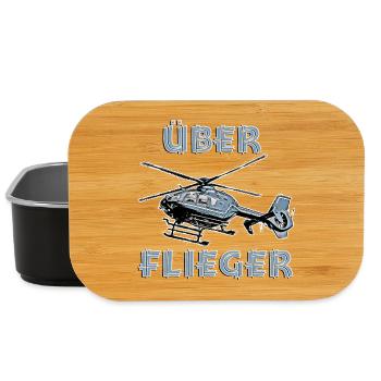 High-flyer helicopter - Lunch Box - black - Front