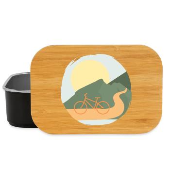 immer weiter fahren - Lunch Box - Schwarz - Vorne