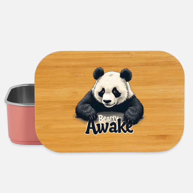 Bearly Awake - Lunch Box - light pink