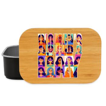 Women's Day - Lunch Box - black - Front