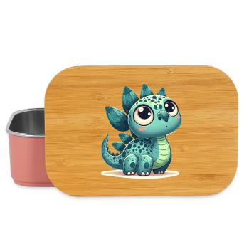 Stegosaurus Baby Dino Babydino Dinobaby Gift - Lunch Box - light pink - Front