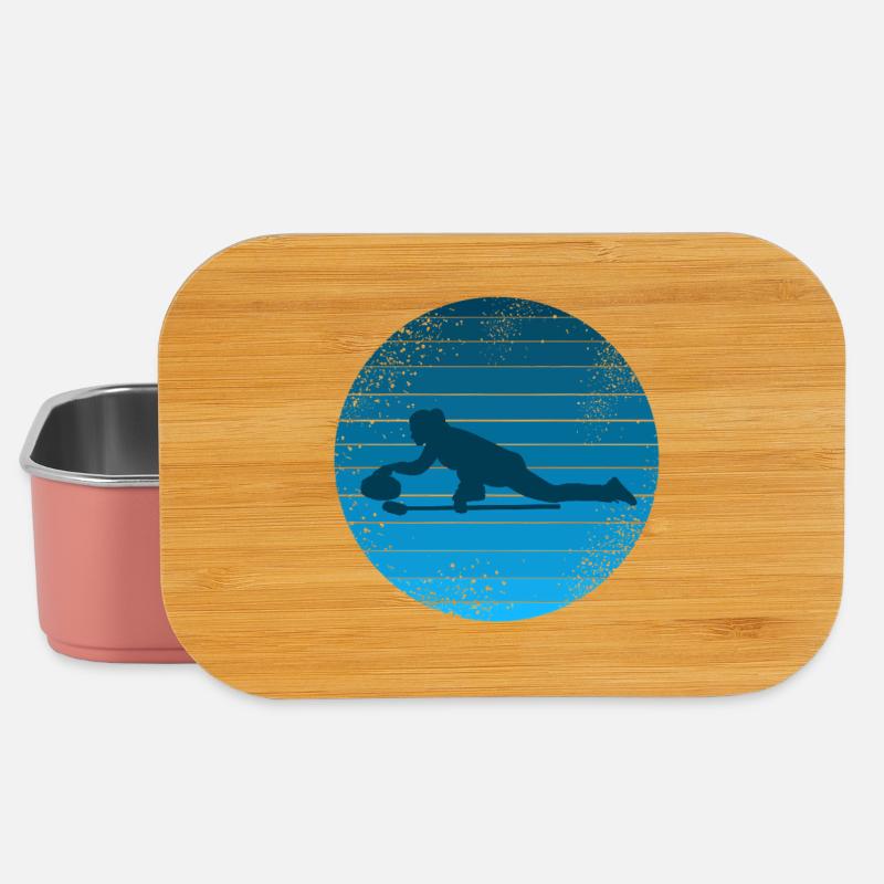 Curling Champion – Präzision auf dem Eis - Lunch Box - Hellrosa