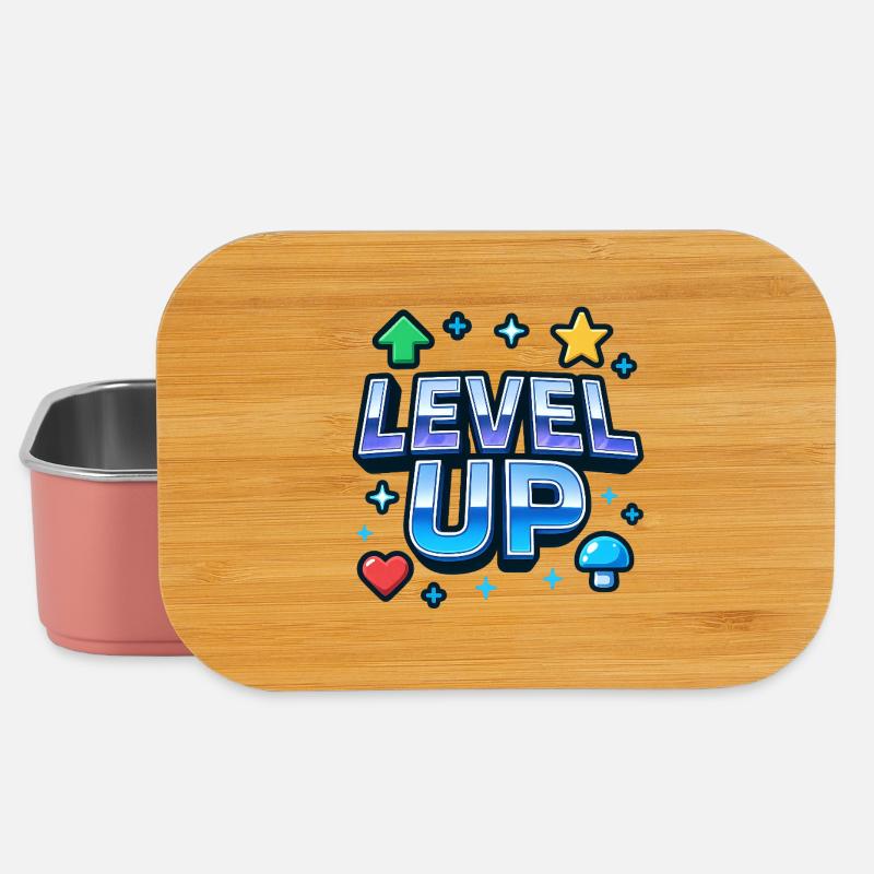 Level Up Gaming Motivations - Lunch Box - light pink