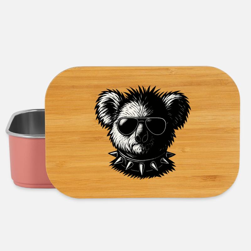 Rock-Koala - Boîte à goûter - rose clair