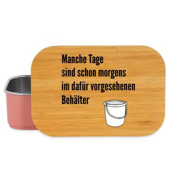 Tag im Eimer  - Lunch Box - Hellrosa - Vorne