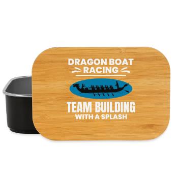 Synchronized Paddling Team Dragon Boat  - Lunch Box - black - Front