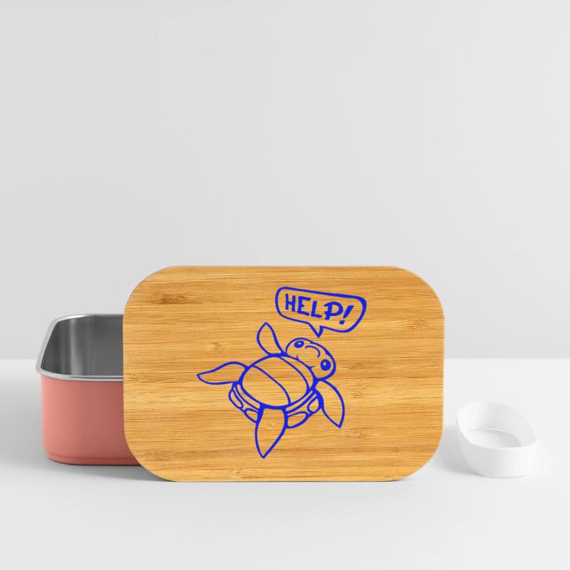 Turtle Back Tilted Over Helpless Side Help Lunch Box