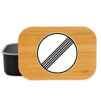Kein Tempolimit, Tempo unbegrenzt, freie Fahrt - Lunch Box - Schwarz - Vorne