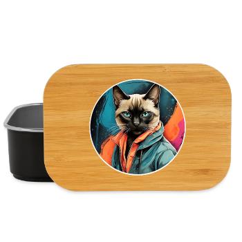 Siamkatze - Lunch Box - Schwarz - Vorne