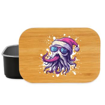 Jellyfish Christmas Funny - Lunch Box - black - Front