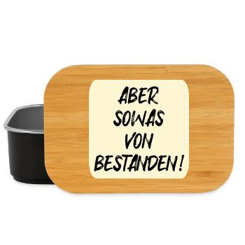 EXAMS PASSED - Lunch Box - black - Front