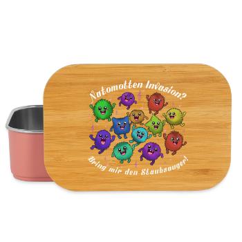 Staubmonster-Invasion: Bunte Plüschmonster - Lunch Box - Hellrosa - Vorne