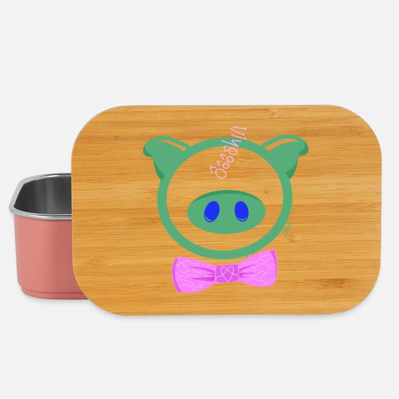 HoOoOh! Das schicke Schwein - Lunch Box - Hellrosa
