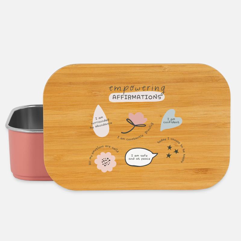 Empowering Affirmations - Lunch Box - Hellrosa