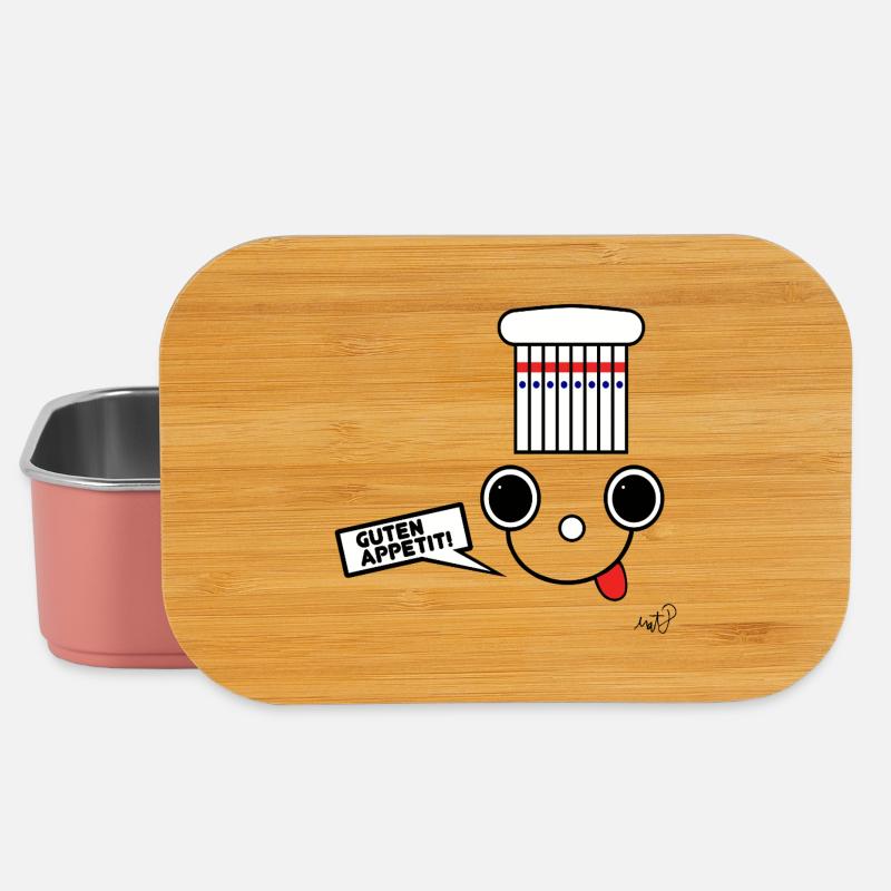Koppie with chef's hat - Lunch Box - light pink