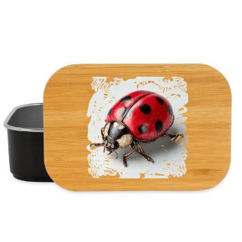 Ladybug blackRed - Lunch Box - black - Front