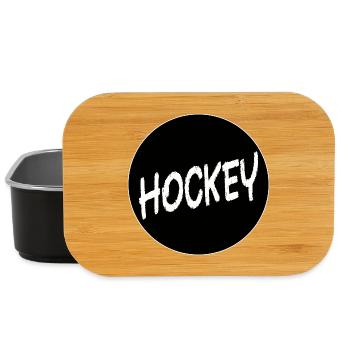 Hockey Player - Lunch Box - black - Front