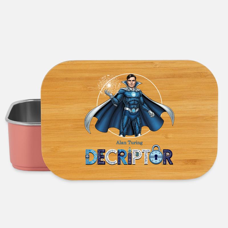 Hero Coder Decryptor - Lunch Box - light pink