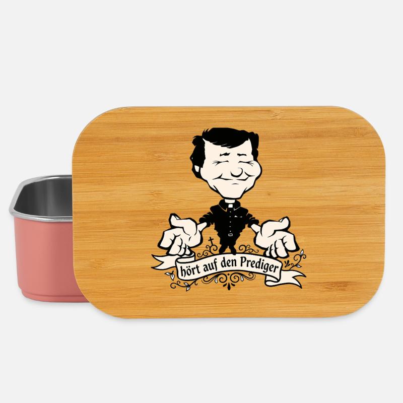 Hört auf den Prediger - Lunch Box - Hellrosa