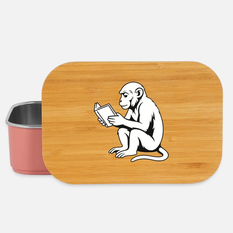 Affenbewusst - Lunch Box - Hellrosa