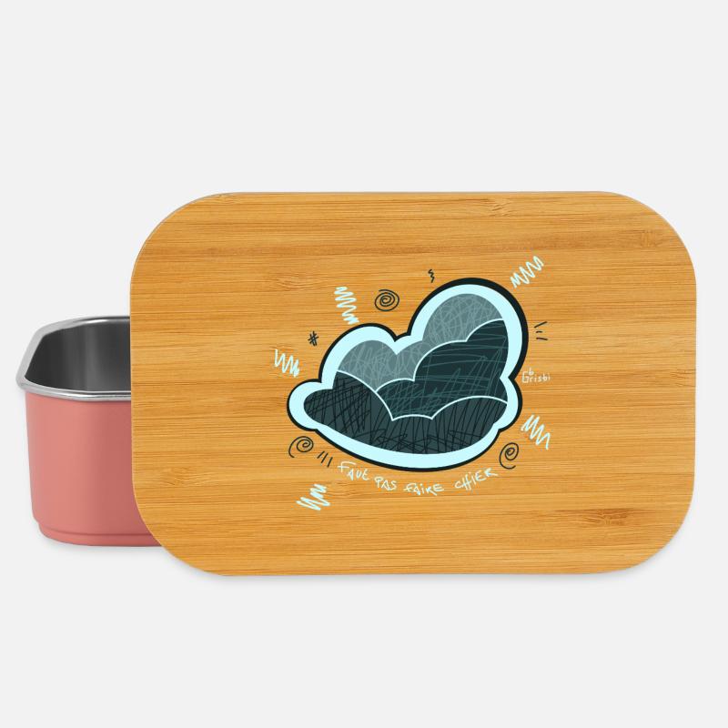 Nuage émotion énervé  - Boîte à goûter - rose clair